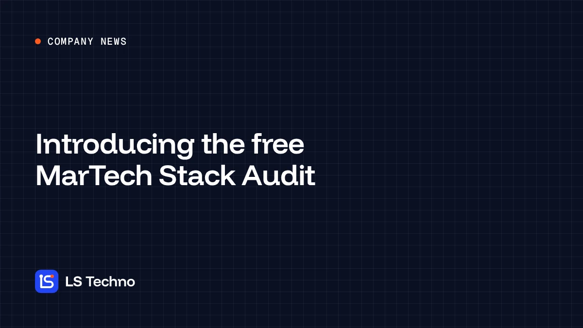 Cover: Introducing the free MarTech Stack Audit